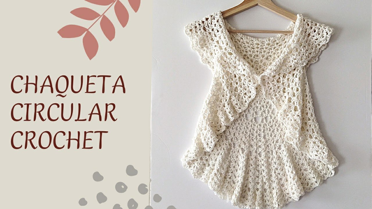 CROCHET CIRCULAR JACKET 😍🌺💚 SEAMLESS 🥳