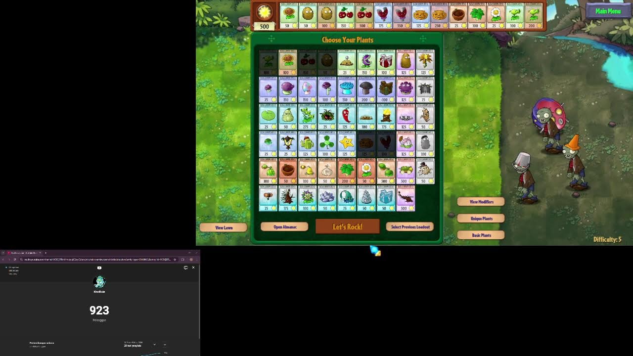 pvz fusion oddysey purgatory time - road to 1,000 subscribers stream