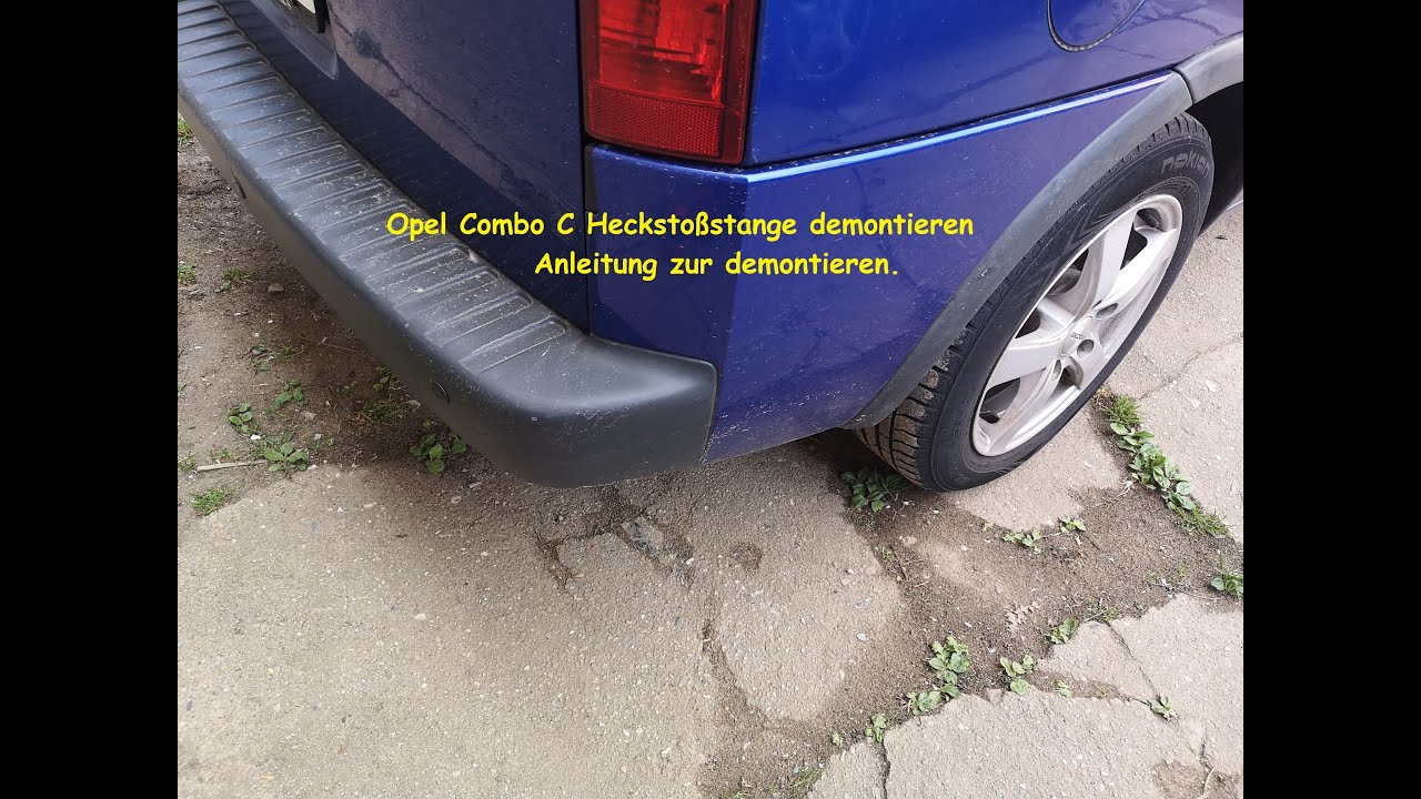 Opel Combo C Heckstoßstange demontieren | remove rear bumper | Kai'sWelt | Tutorial