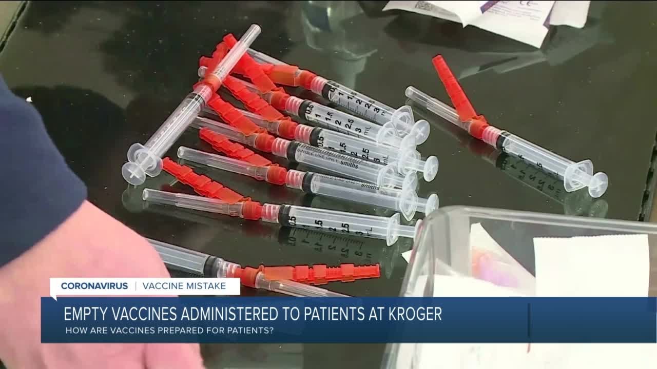 Patients injected with empty syringe at COVID clinic