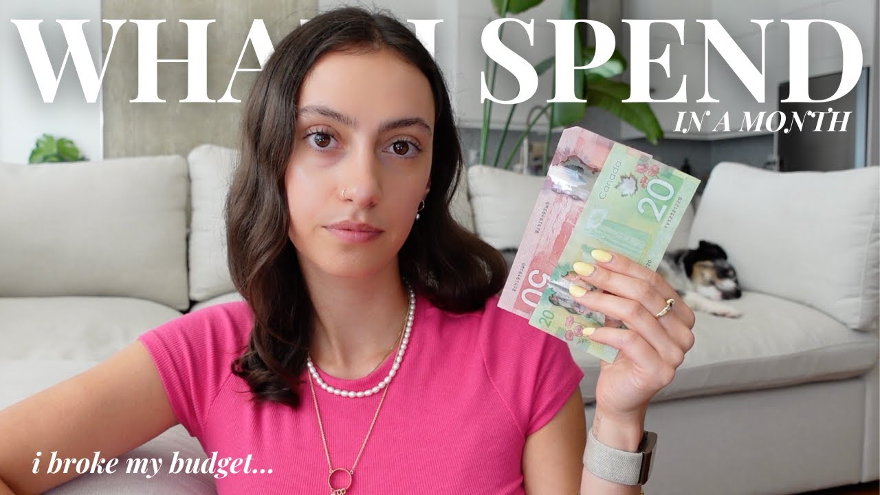WHAT I SPEND IN A MONTH + MAKING SEPTEMBER'S BUDGET 💸 this month was rough...