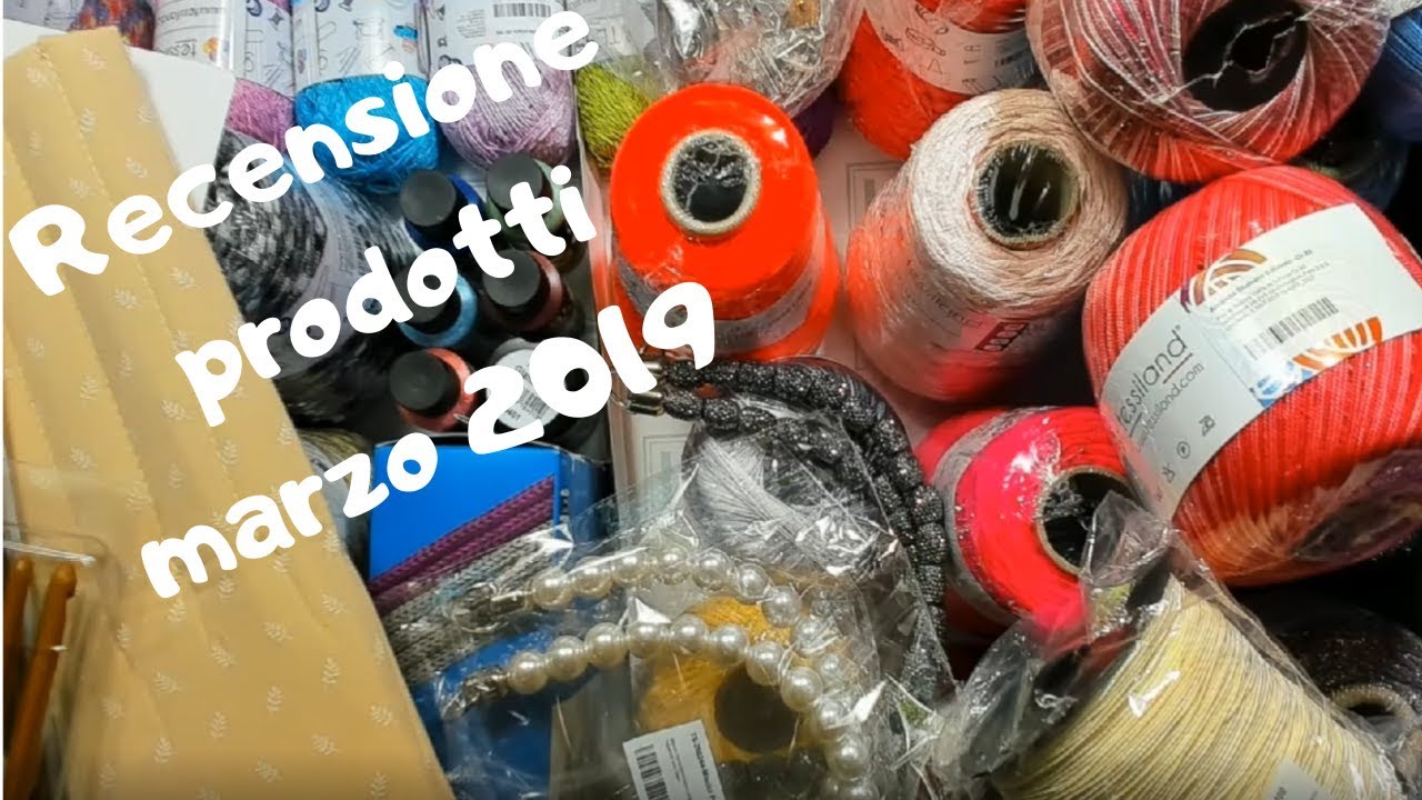 Recensione novità Tessiland marzo 2019💕Review filati & accessori💕
