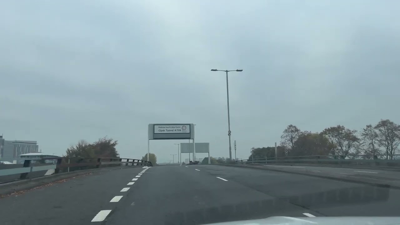 Glasgow Shieldhall DTC-Fifty pitches Rd to A739 Dual carriageway to Clyde Tunnel. 
