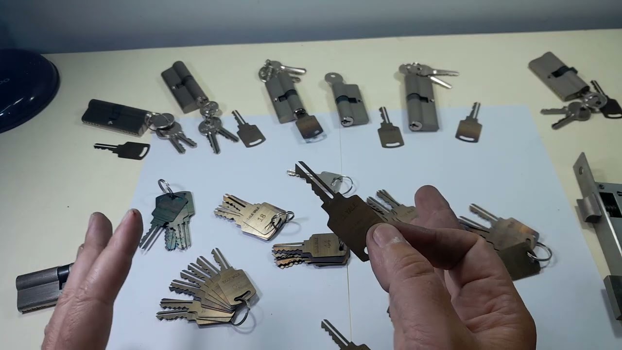 TRY OUT KEYS (TOK) YALE 👌🔑✅️#cerrajer&iacute;a #herramientas #ganz&uacute;as