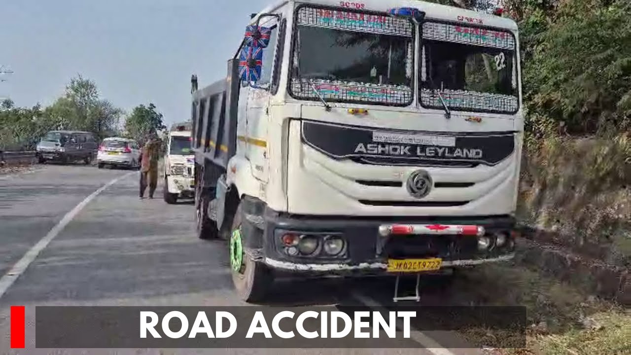 Reasi:  Woman Killed, Husband Injured in Dumper&ndash;Scooty Collision on Pauni&ndash;Reasi Road