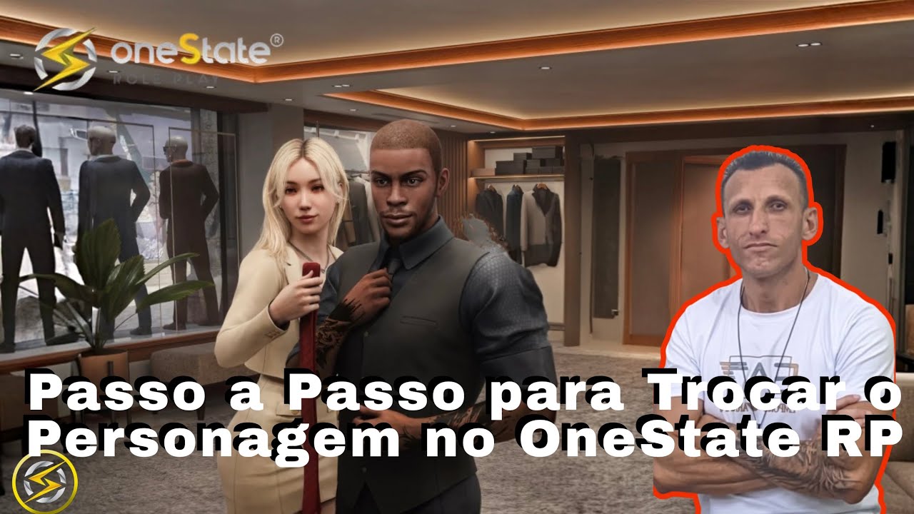 GUIA RÁPIDO COMO TROCAR SUA ROUPA E SEU PERSONAGENS NO ONESTATE RP ⚡