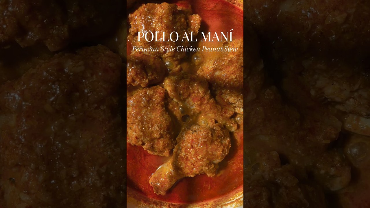 Peruvian Style Chicken Peanut Stew #peruvianfood #peanut #food