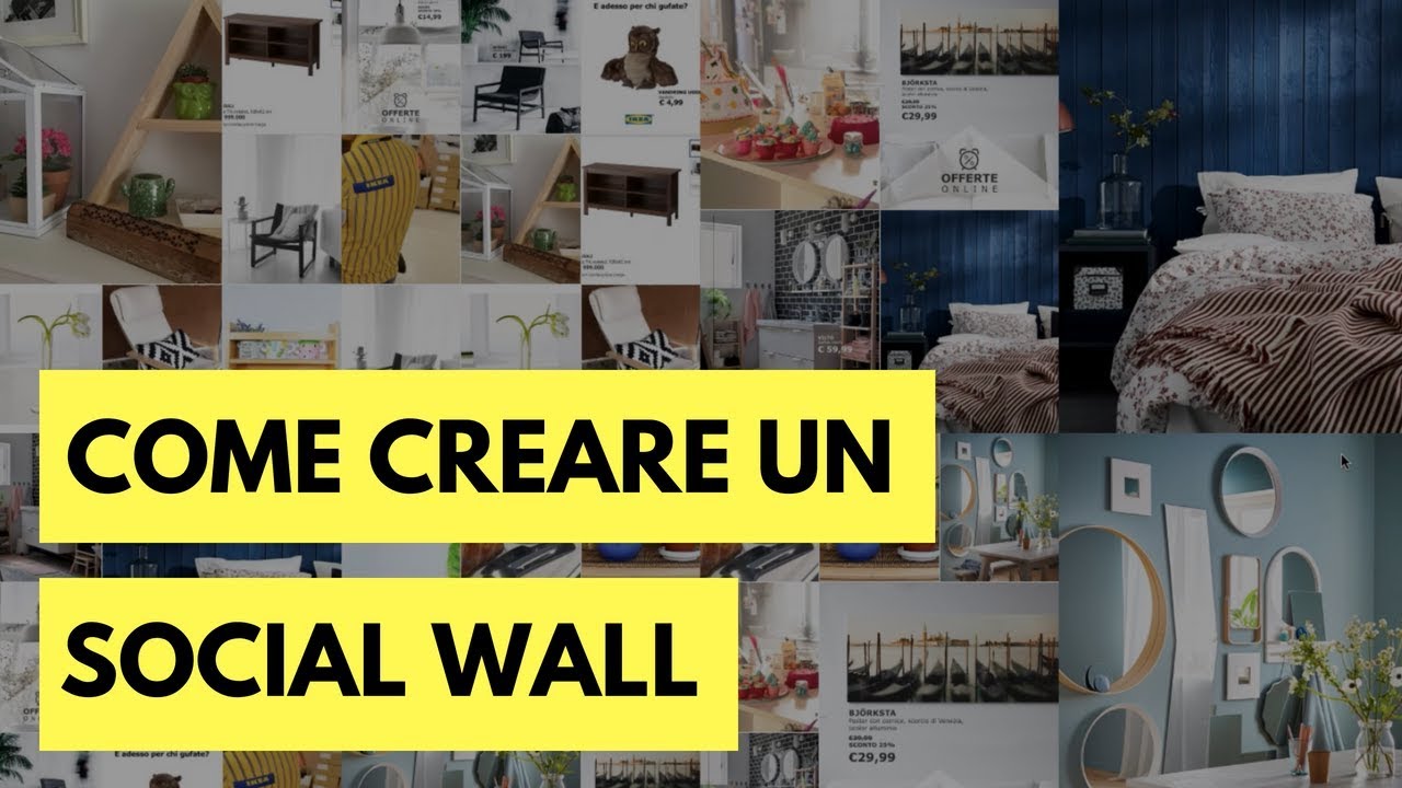 Come creare un Social Wall per Monitor o LED Wall all'interno di un Evento - Parte 2