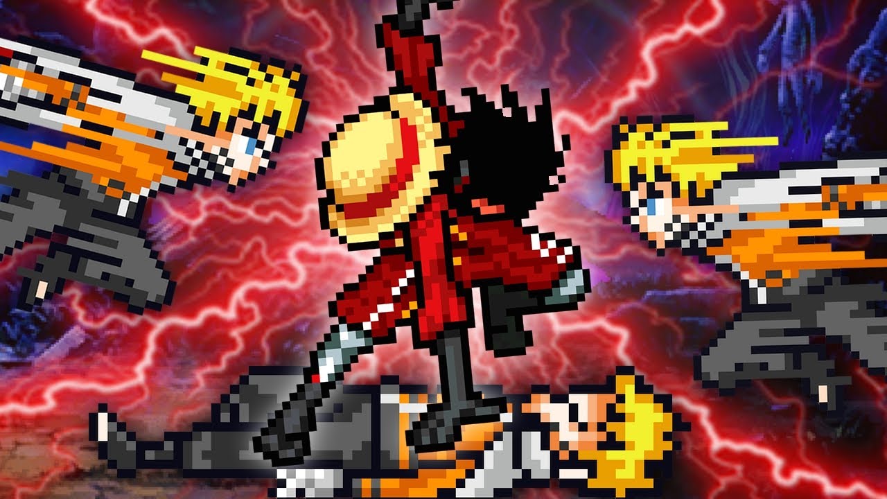 LUFFY (EGGHEAD) VS NARUTO (HOKAGE) - ONE PIECE & NARUTO MUGEN BATTLE