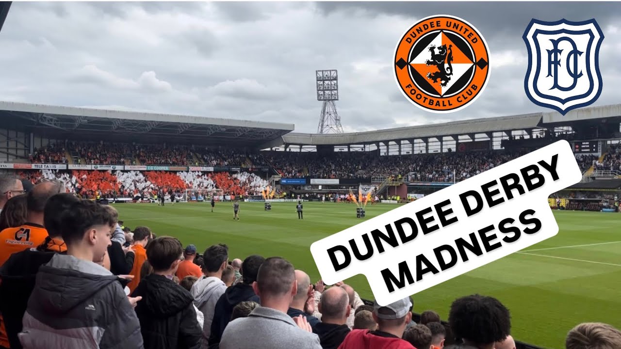 SCENES as DUNDEE & UNITED BATTLE out for a DRAW Dundee V Dundee Utd Vlog