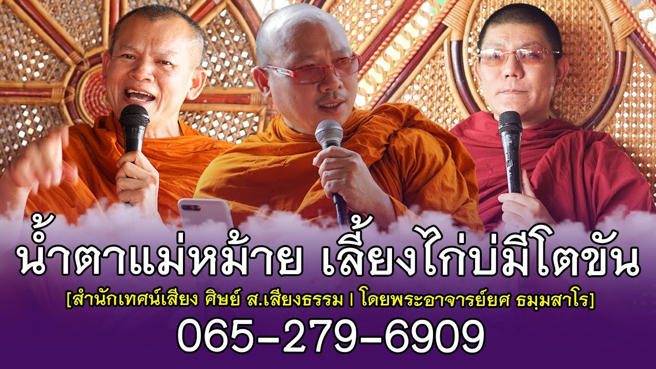 น้ำตาแม่หม้าย เลี้ยงไก่บ่มีโตขัน โดย สำนักเทศน์เสียง ศิษย์ ส.เสียงธรรม ติดต่อนิมนต์  065-279-6909