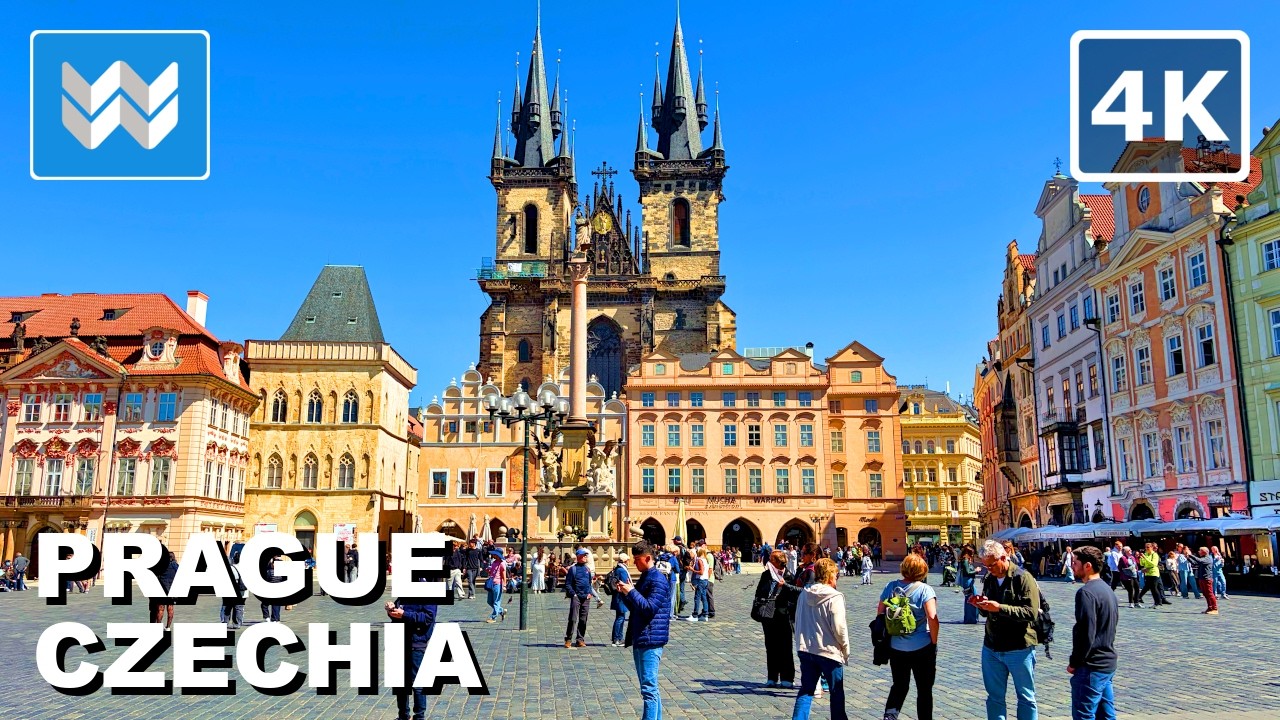 Prague Walking Tour 4K 🇨🇿 | Old Town, Charles Bridge, & Mal&aacute; Strana | Czechia Travel Guide