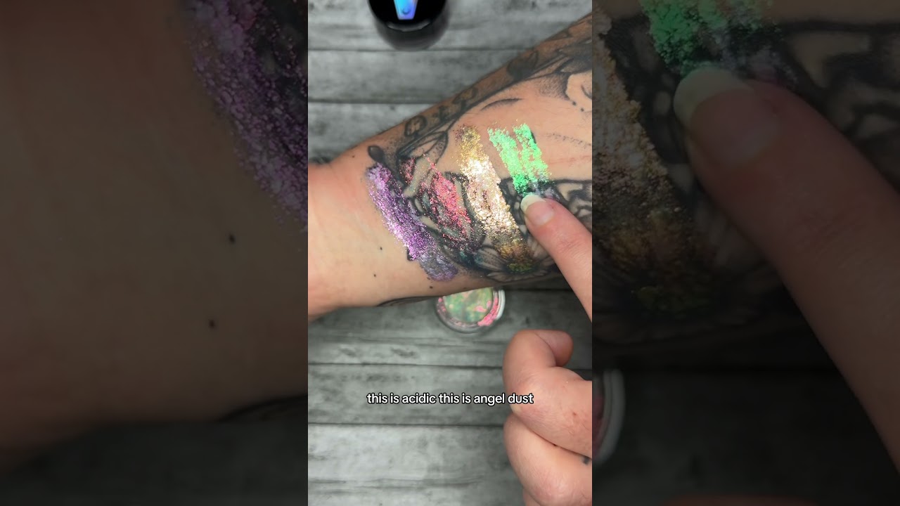 Let’s swatch all of our glitter gels