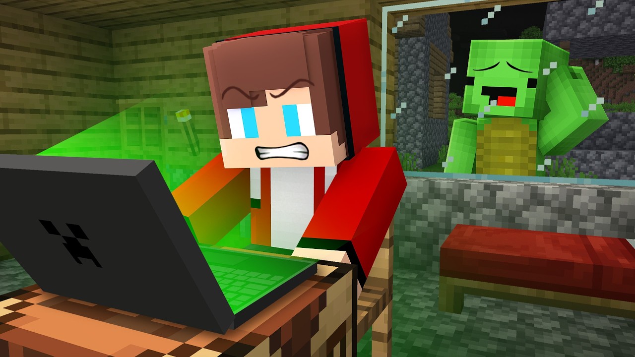 What JJ is Hiding From Mikey in Minecraft?