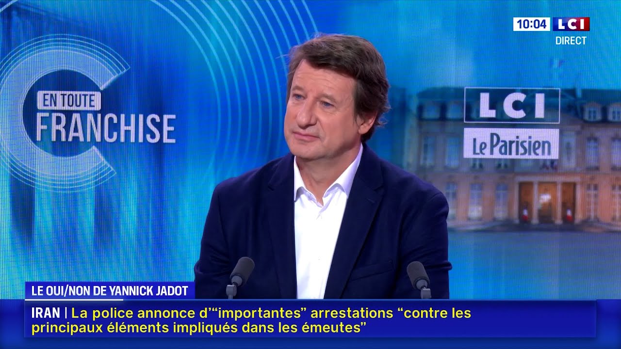 Pr&eacute;sidentielle 2027 : Yannick Jadot n'exclut pas d'&ecirc;tre candidat｜LCI