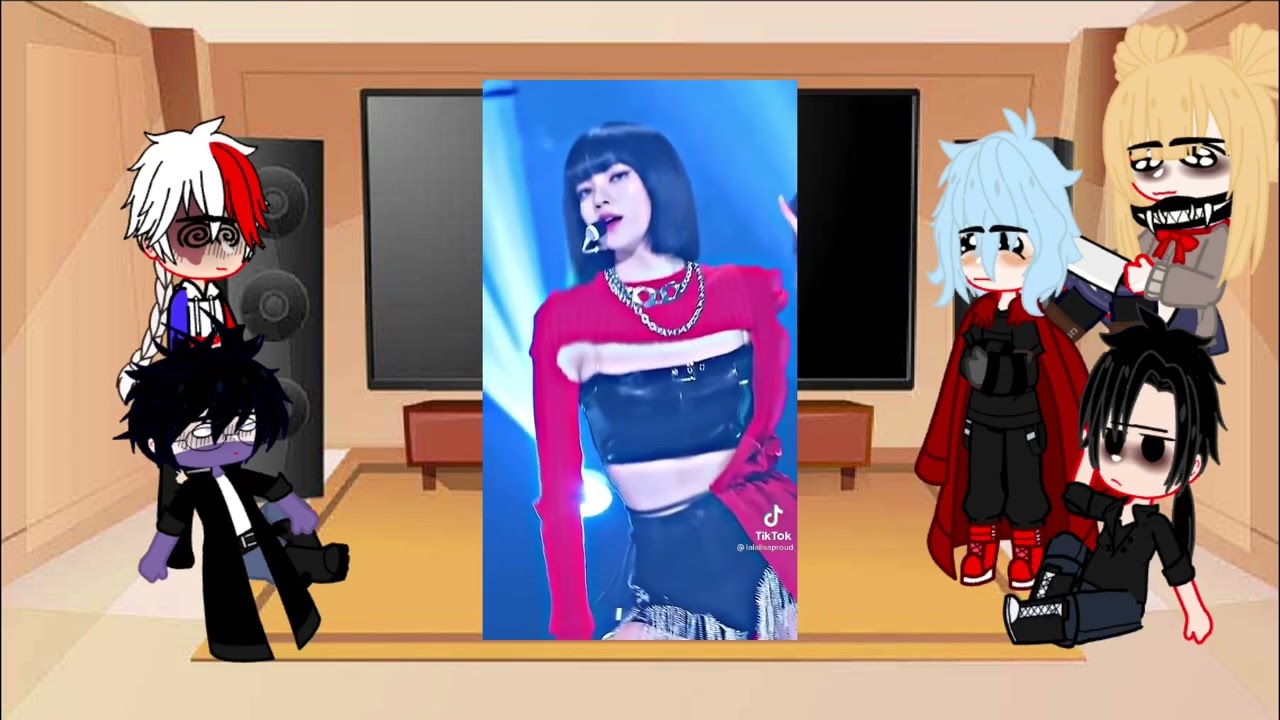 /Bnha react to lisa from blackpink/