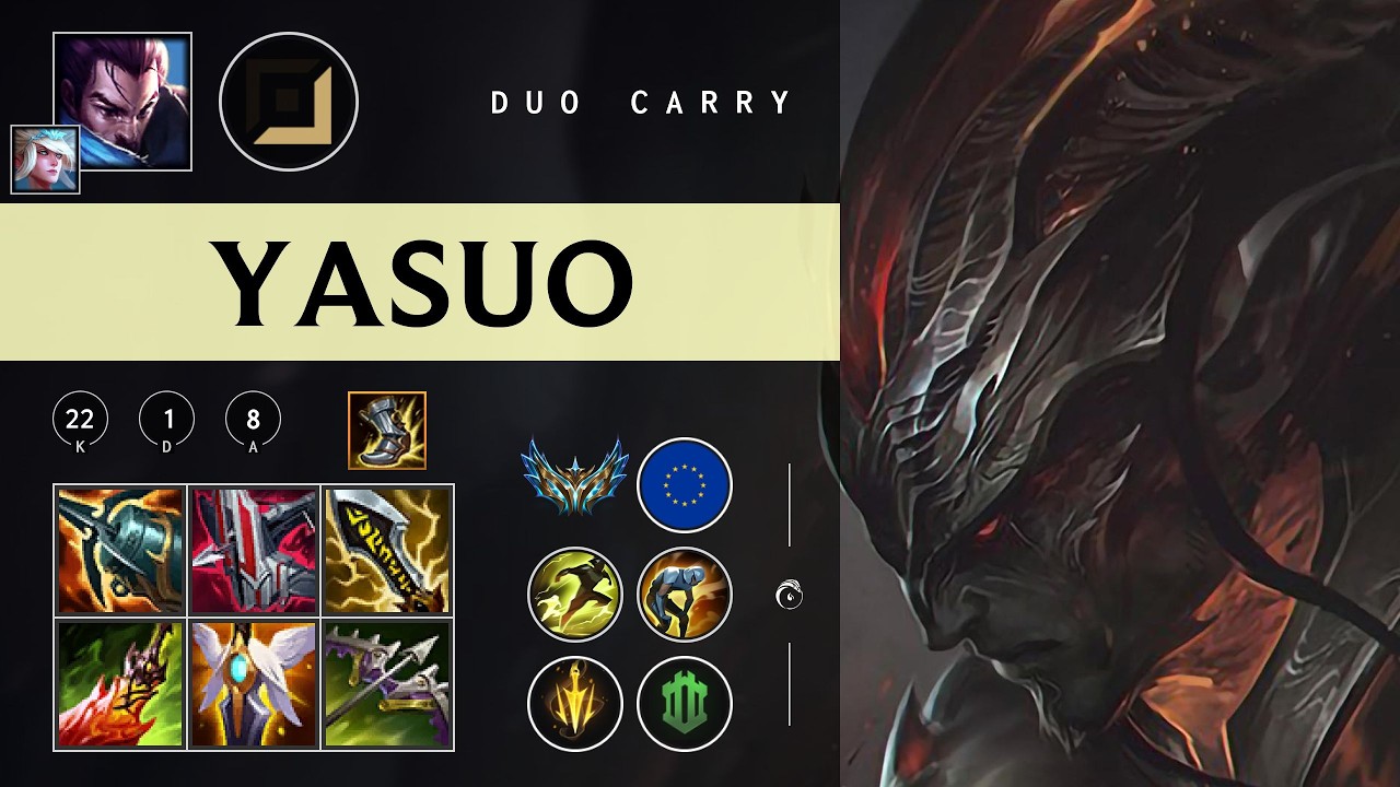 Yasuo ADC vs Caitlyn - EUW Challenger Patch 26.05