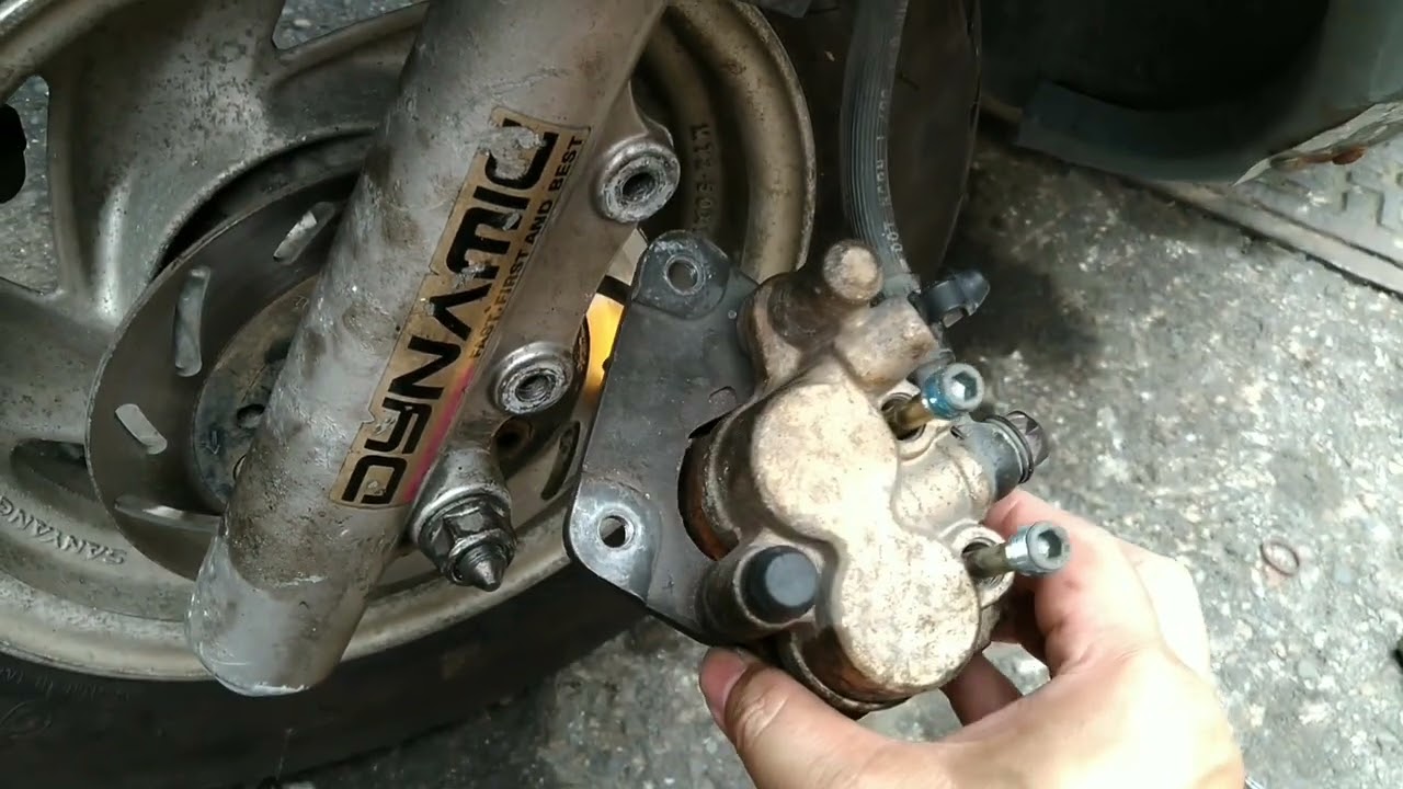 機車碟煞來令片更換 簡易流程