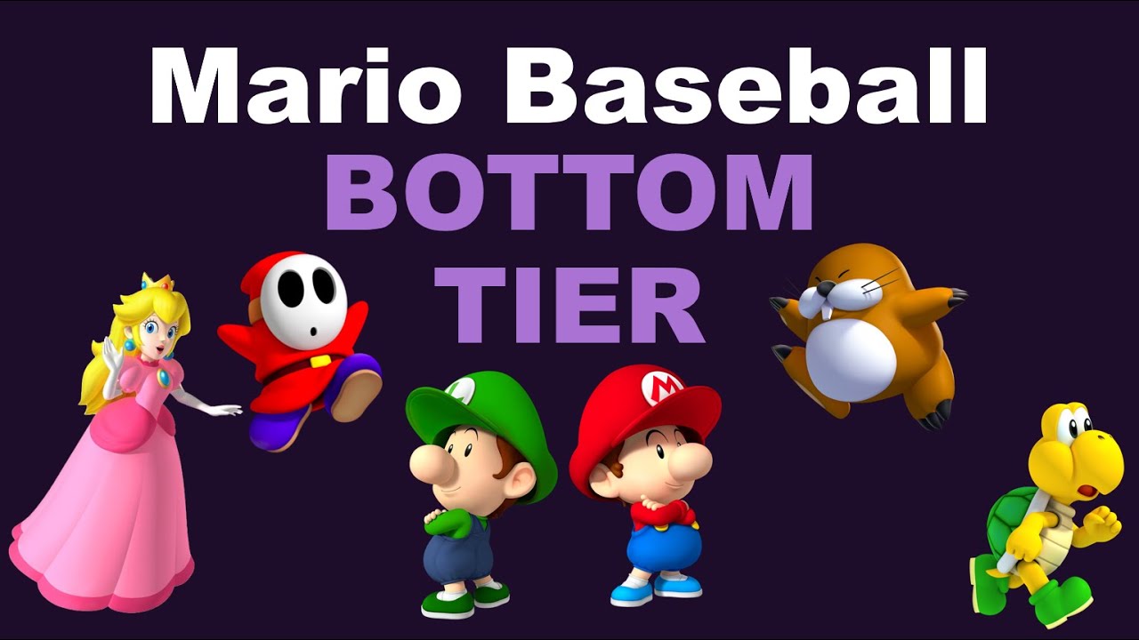 MARIO SUPERSTAR BASEBALL TIER LIST 2021 - Part 2: Bottom Tiers