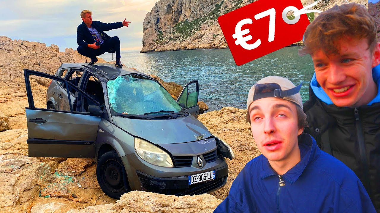 VOOR &euro;7 BEN JE HIER!! DRIE YOUTUBERS LEVEN GOEDKOOP! (auto crash)