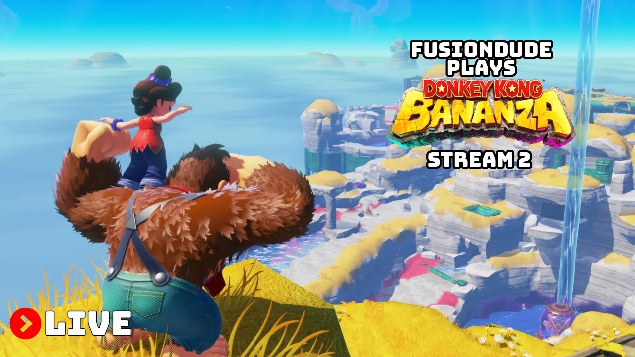 Donkey Kong Bananza Continues — Let’s Go Deeper! (LIVE Gameplay) - Stream 2