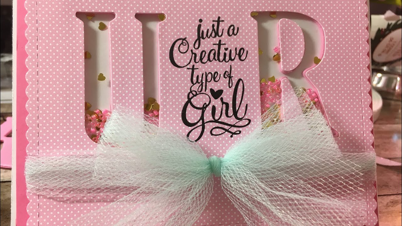 💗AliExpress Alphabet Shaker Card Tutorial💗