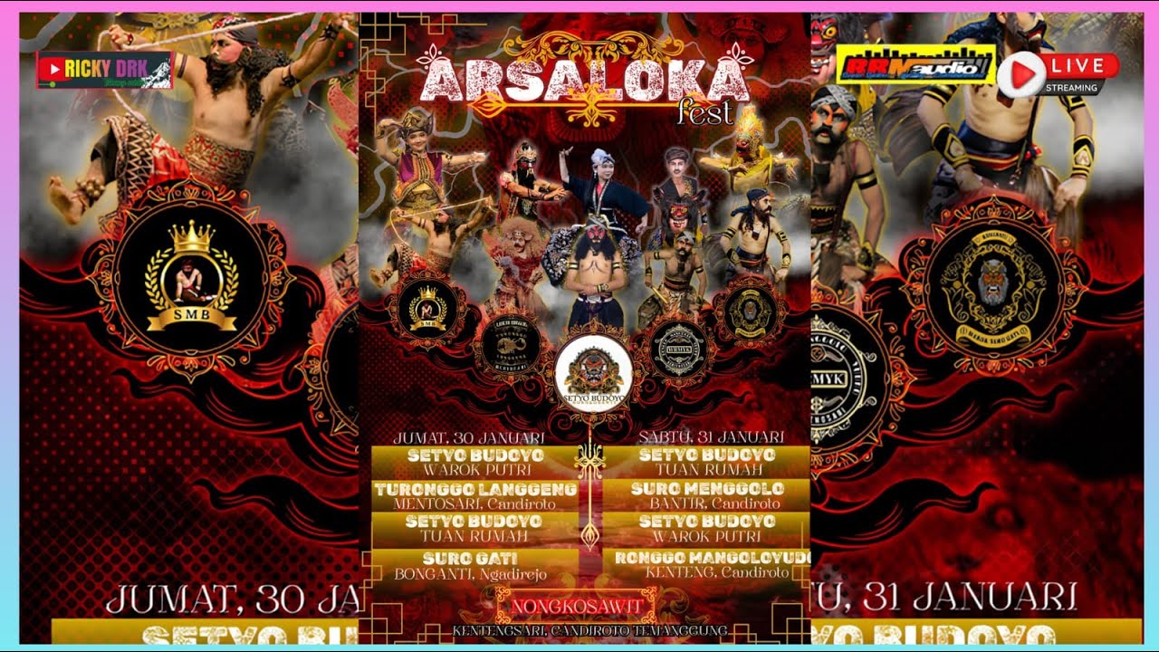 ARSALOKA FEST  MERTI DUSUN NONGKOSAWIT KETENGSARI CANDIROTOTEMANGGUNG WSB.TURONGGOLANGGENG,SUROGANTI