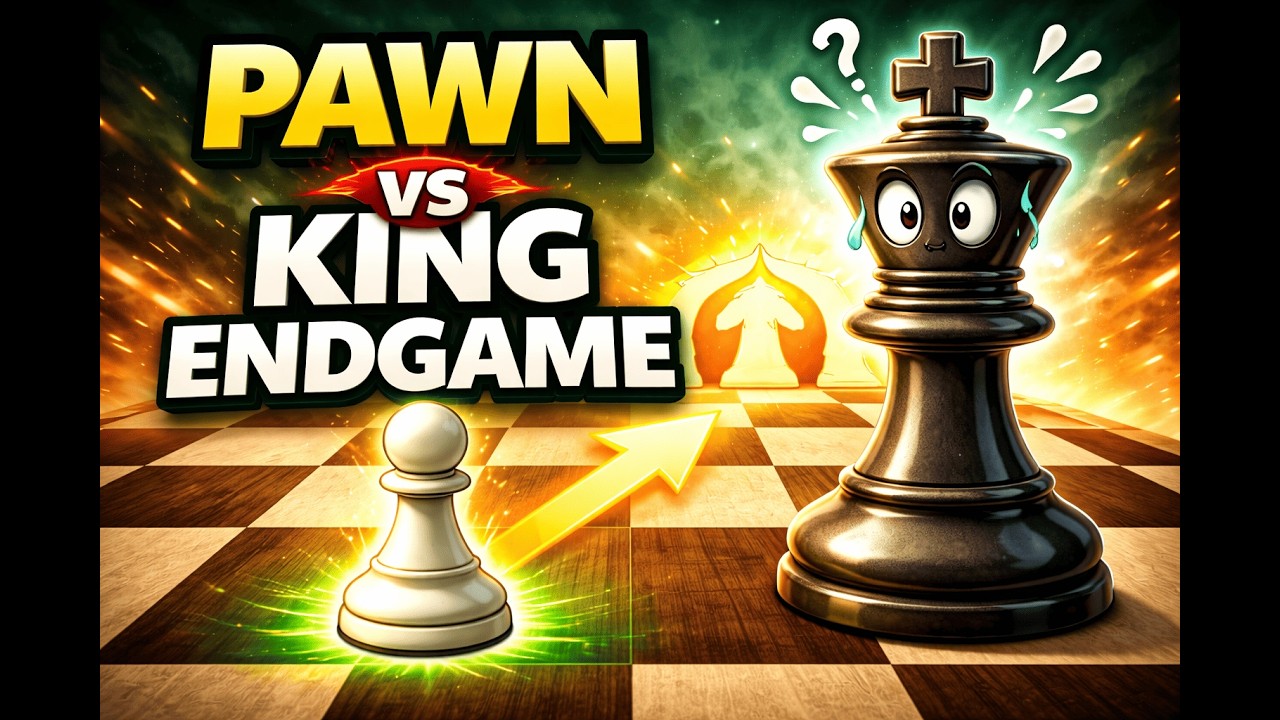 How to Win Pawn vs King Endgames (Complete Guide) | Manas Singh