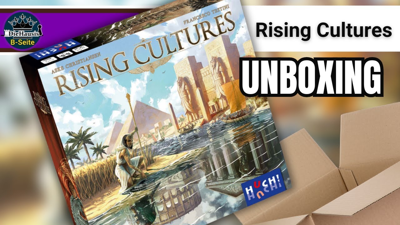 Rising Cultures 📦 Spiel Unboxing – Was steckt drin? | DieHausis B-Seite