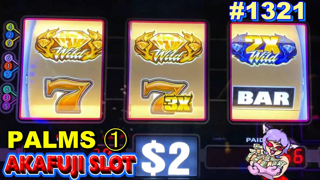 PALMS LAS VEGAS ①/ TRIPLE DOUBLE GEMS $2 SLOT MASHINE MAX BET SLOT WIN 赤富士スロット パームス ラスベガス ① スロット カジノ