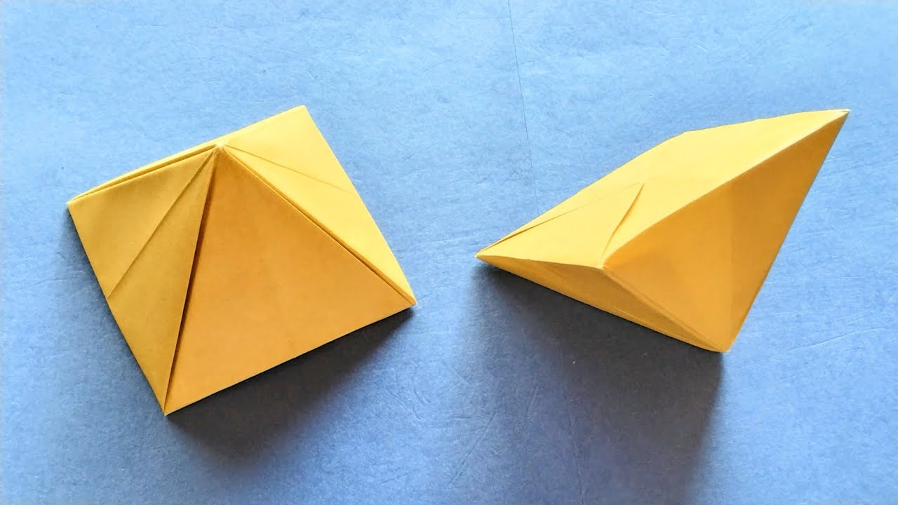 折り紙 エジプトのピラミッド Origami Pyramids of Egypt