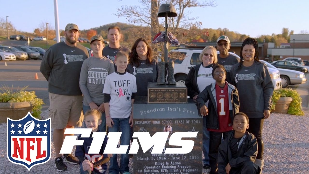 Broadway High School's Tribute to Fallen Soldier, Bucky Anderson | NFL Films Presents
