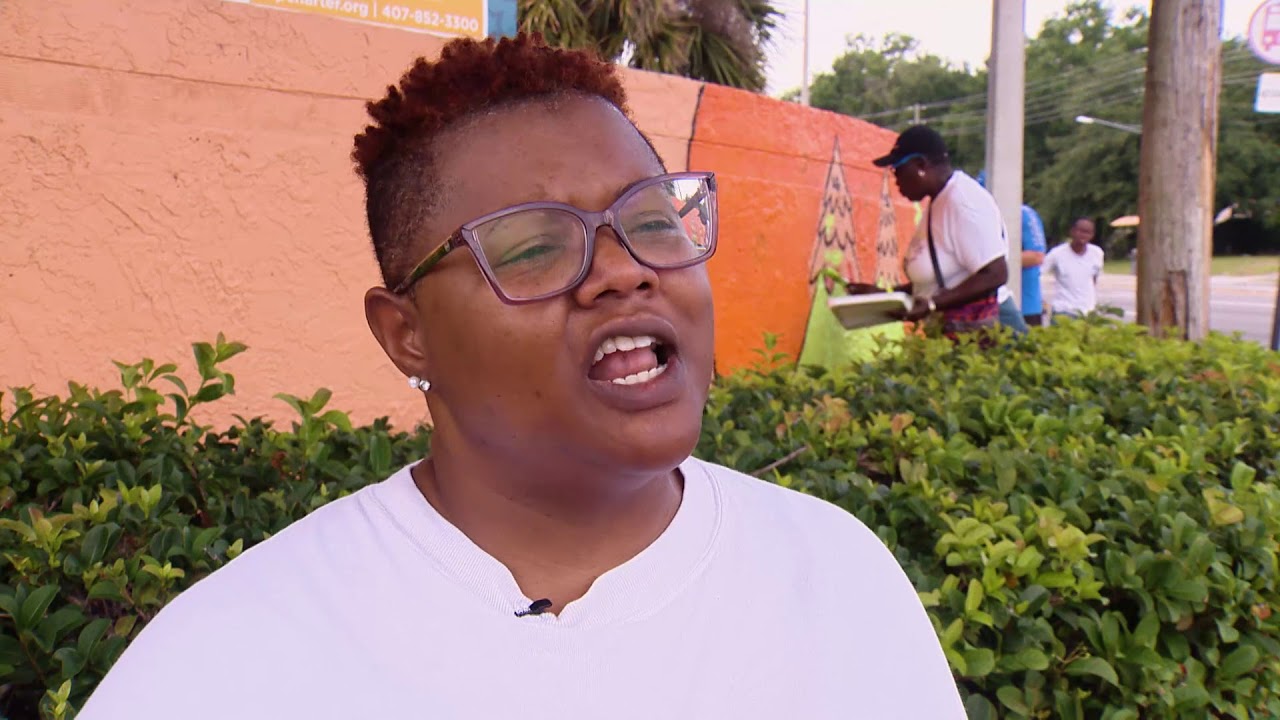 Pine Hills Neighborhood Paints Mural on Vandalized School
