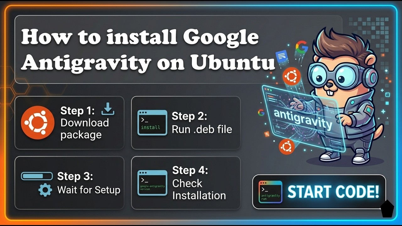 Как установить Antigravity IDE на Ubuntu 26.04