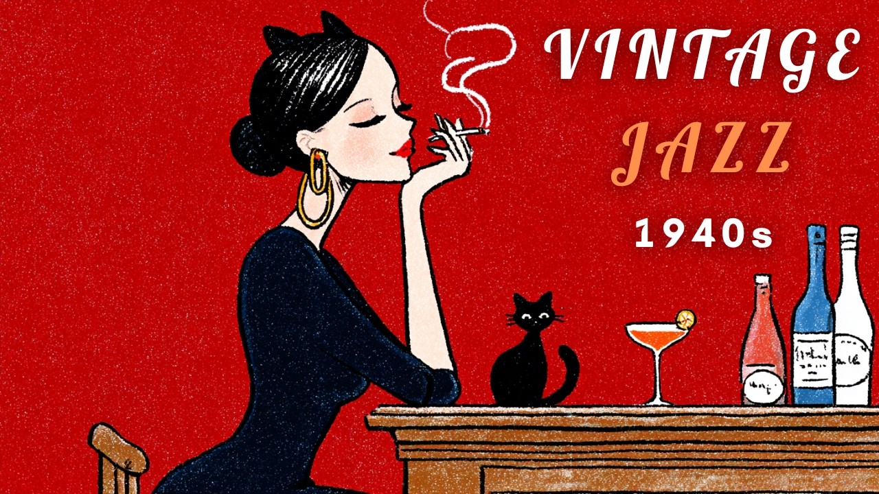 1940's Vintage Jazz Playlist - The shaker stops, but the air continues to stir. | MEOW JAZZ