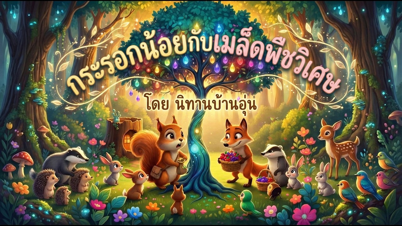 กระรอกน้อยกับเมล็ดพืชวิเศษ 🐿️✨ นิทานสอนใจเรื่อง 