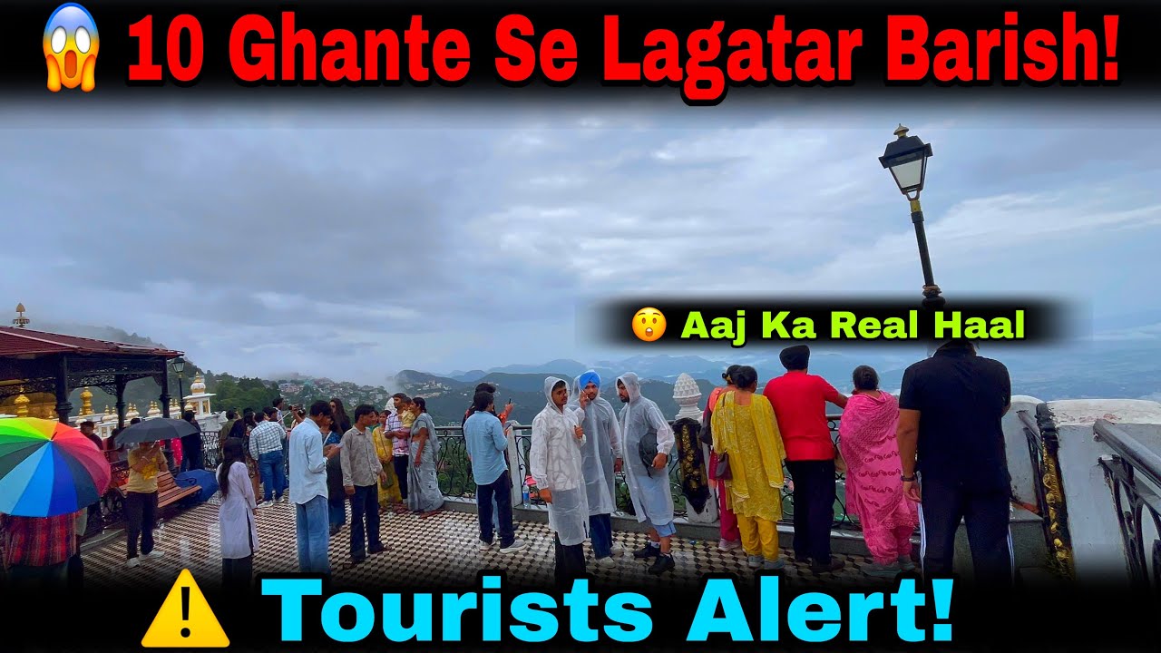 Mussoorie Me Aaj Lagatar 10 Ghante Se Barish | Mussoorie Weather Today | Latest Weather Update 2026