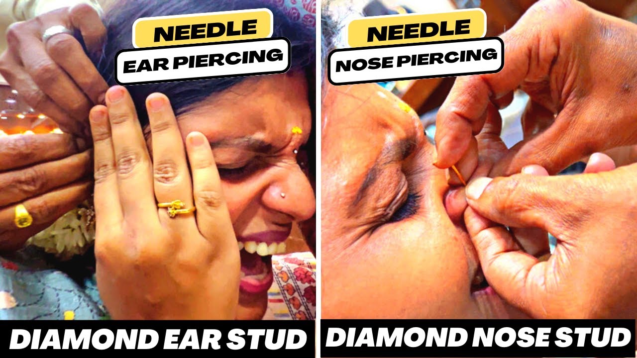 😱கதறி 😭அழுதுட்டேன் | Mudiyala🤬Saamy | Cried Very Much On My NOSE PIERCING & EAR PIERCING