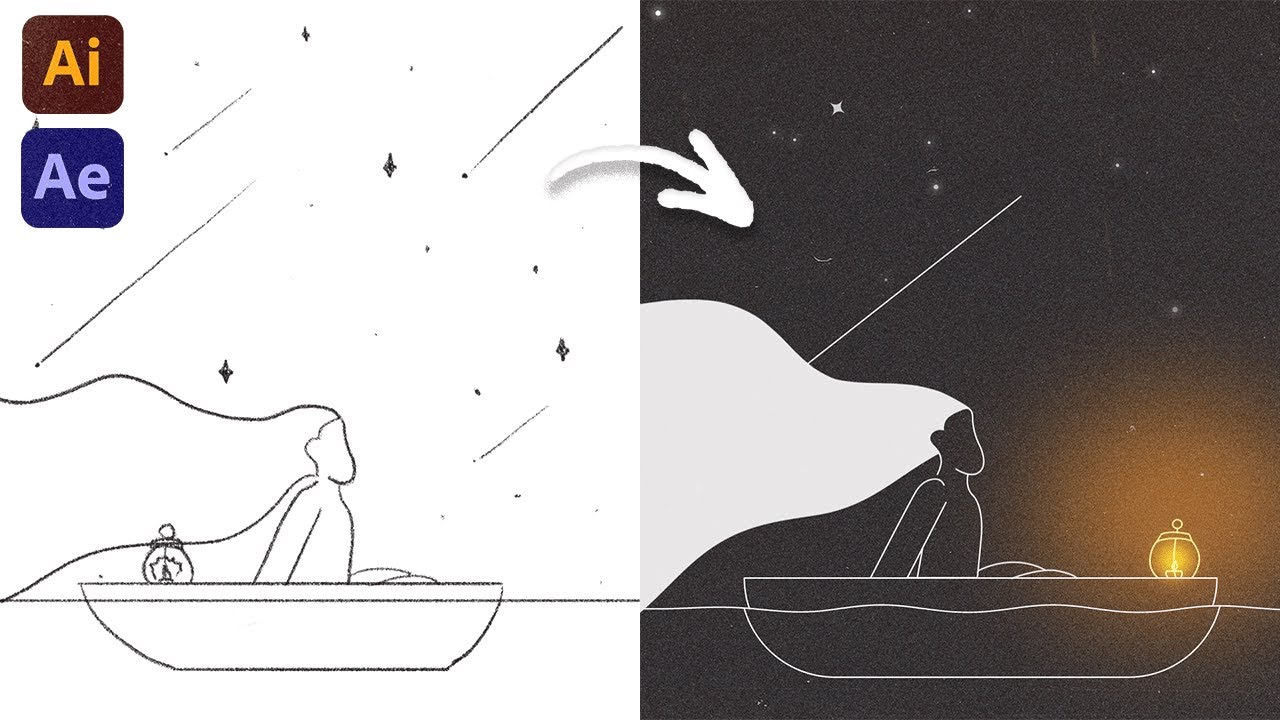 Cómo ANIMAR tu DIBUJO / ILUSTRACIÓN en After Effects ✏️✨