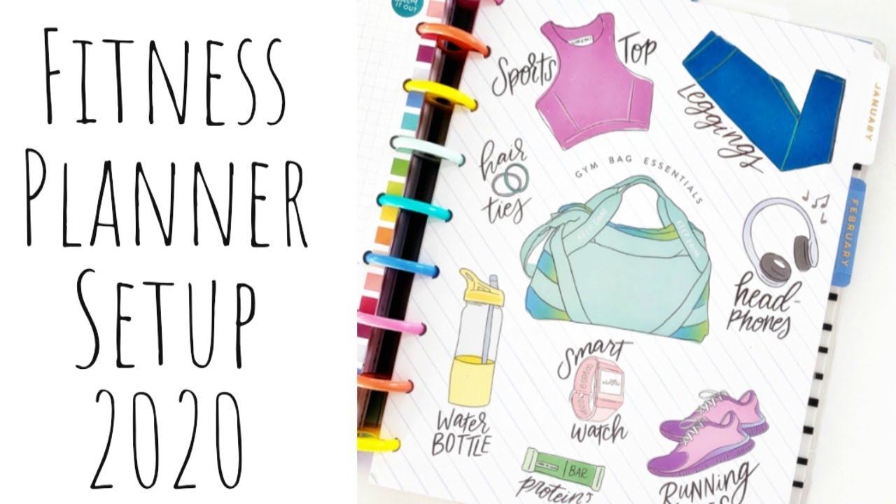 Fitness Planner Setup & Goals | The Happy Planner Fitness Planner