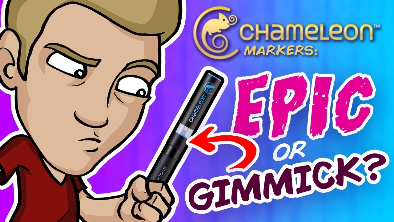 EPIC or GIMMICK? - Trying Chameleon Markers and Pencils!