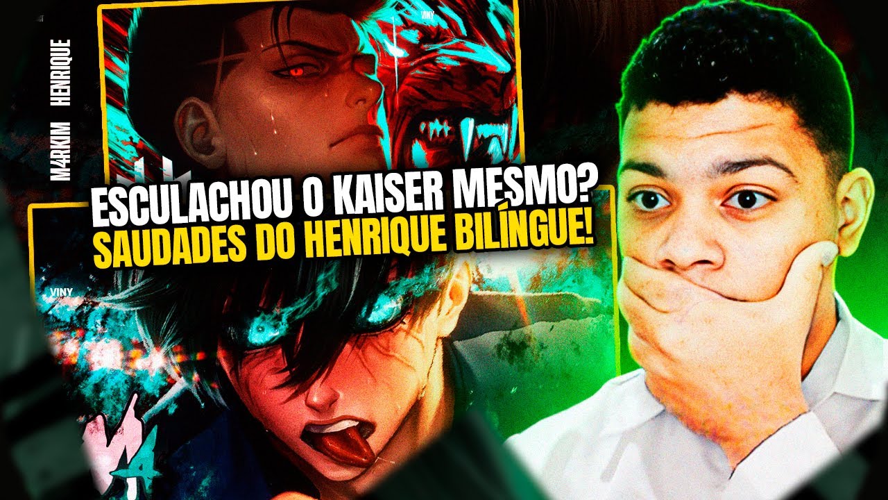 2 EM 1 M4rkim - Incrível (Itoshi Rin) & Barou Shoei (Blue Lock) Coroado | Henrique Mendonça [REACT]