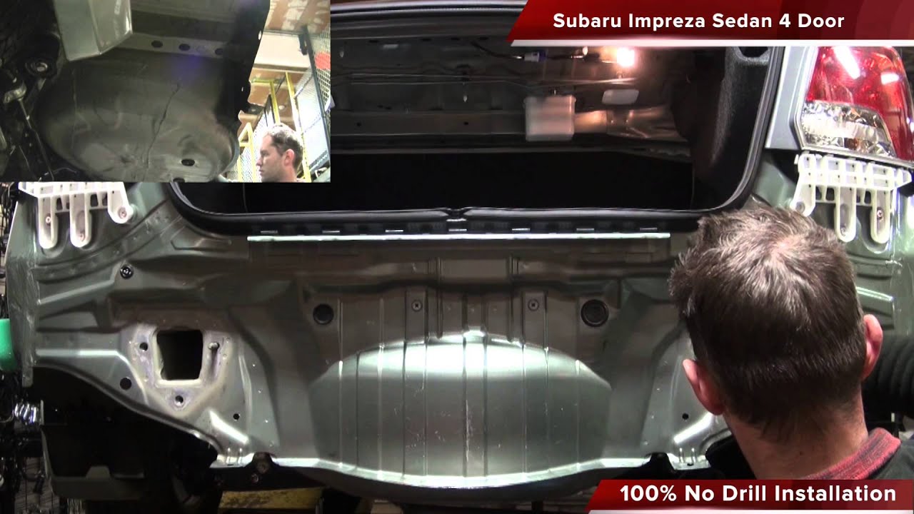 2012-2016 Subaru Impreza Sedan Invisi/Hidden Ecohitch® Trailer Hitch Installation-Torklift Central