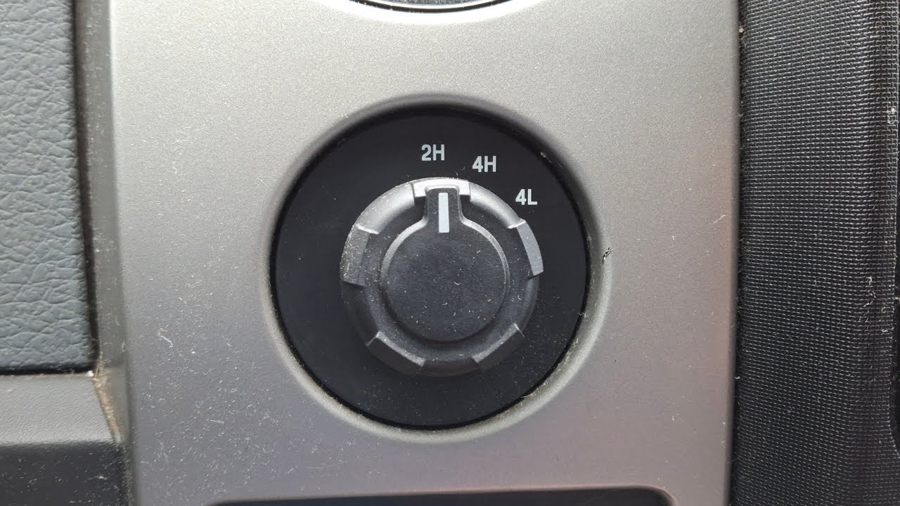 How to switch into 4x4 on a Ford F150