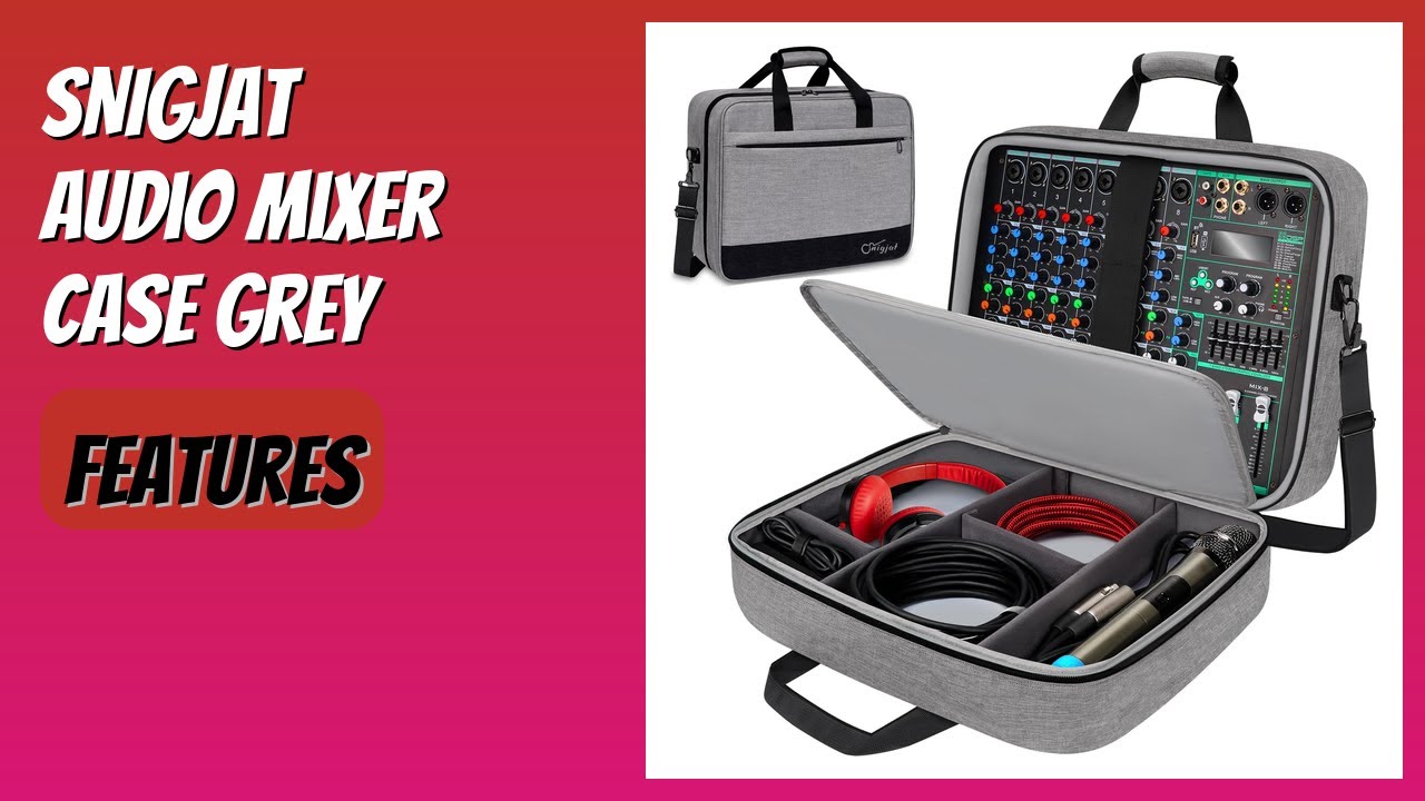 REVIEW (2026): SNIGJAT Audio Mixer Case Grey. Features