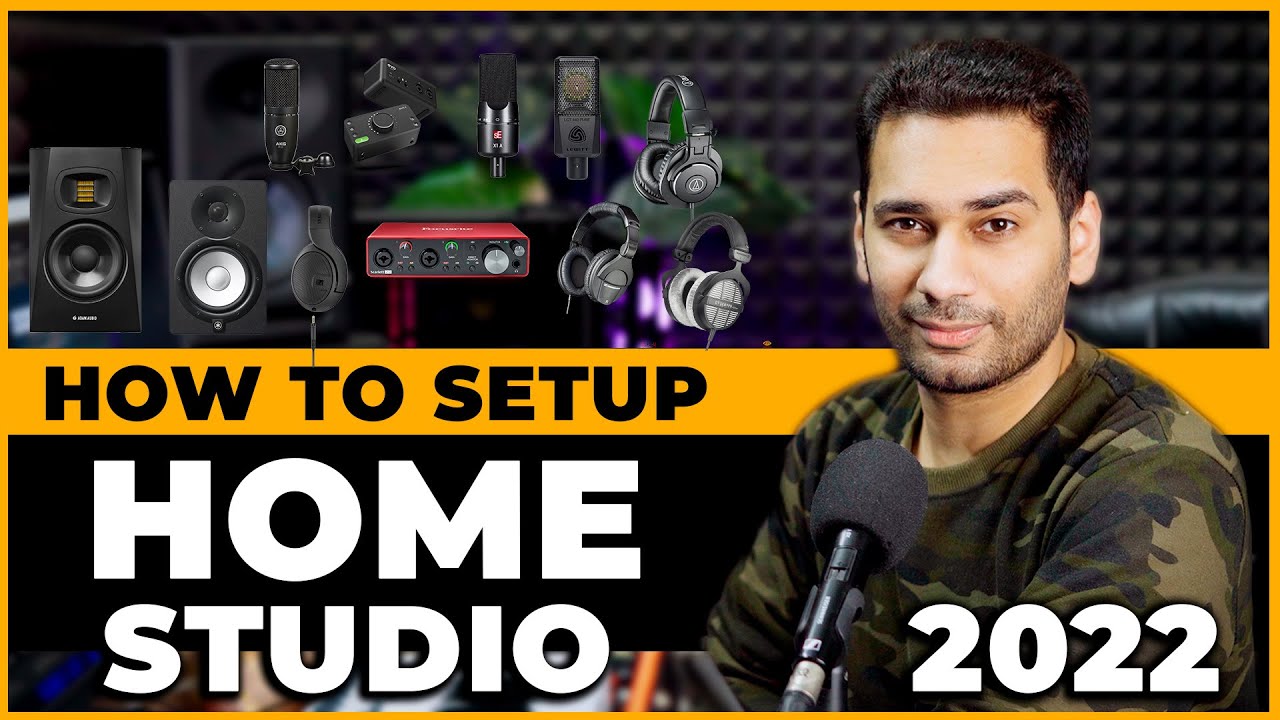 How to Setup a Home Studio For Beginners 2022
