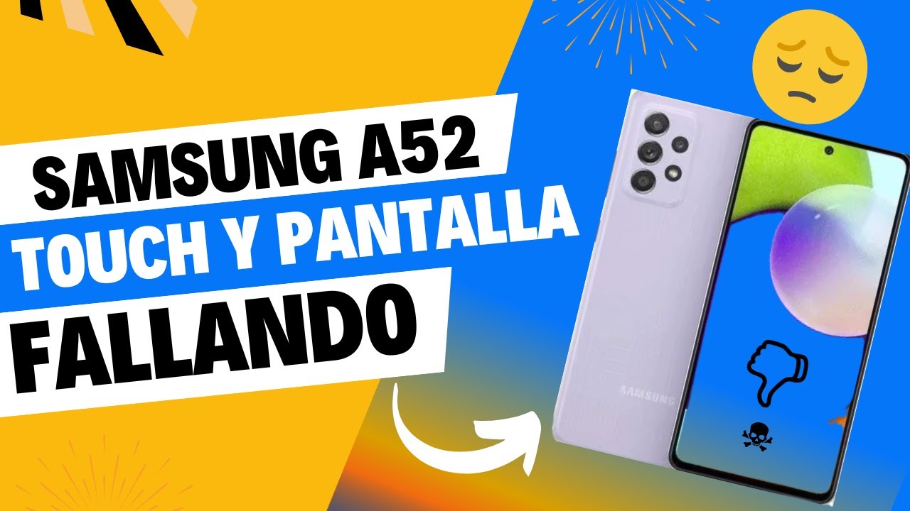 Samsung A52 FALLA DISPLAY 👉 Solución: sistema o pantalla? #yesatechrepair #samsunga52 #display