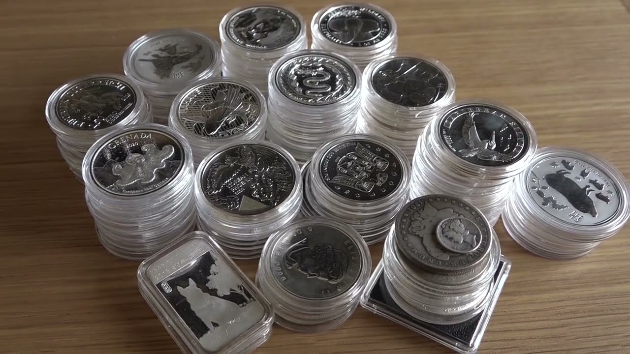 World SILVER Coins FULL COLLECTION from around the world - Full Silver Stack