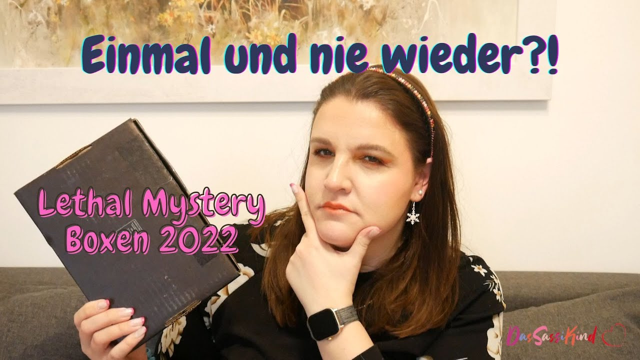 Einmal und dann nie wieder?! Lethal Cosmetic Mystery Boxen Unboxing