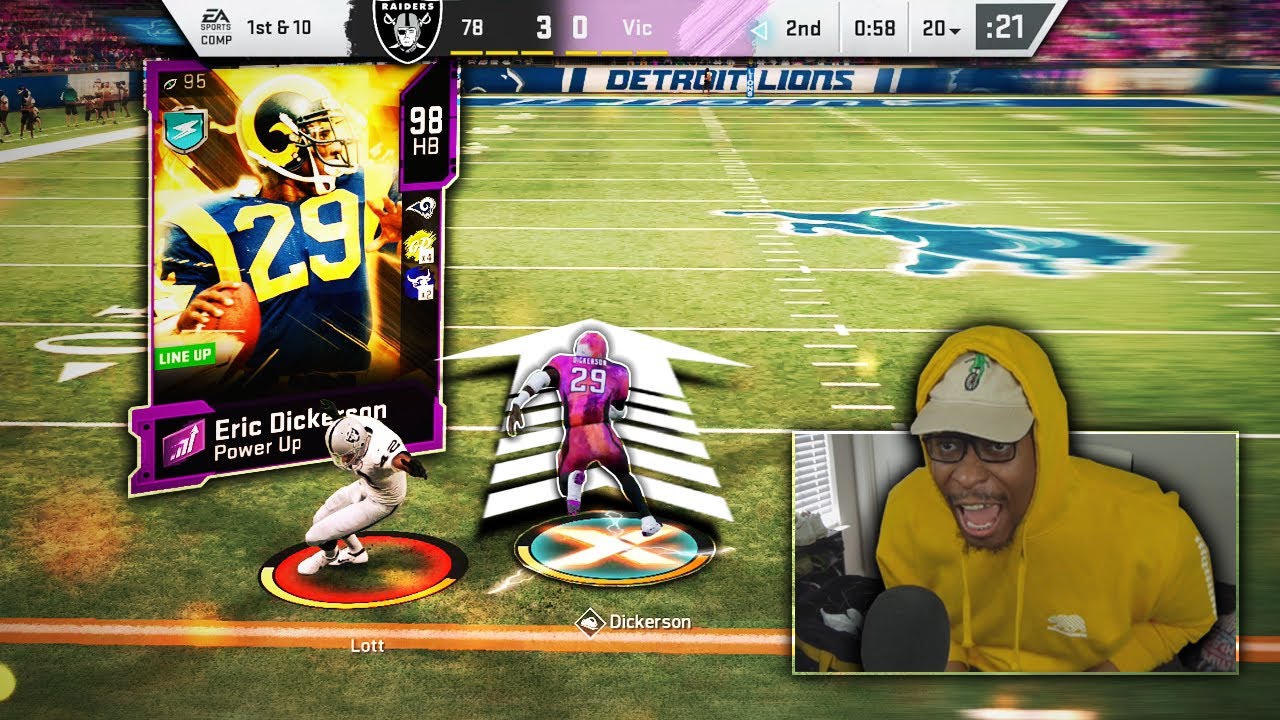 Eric Dickerson SAVED US In This Game! NMS #43 Madden 20 Ultimate Team
